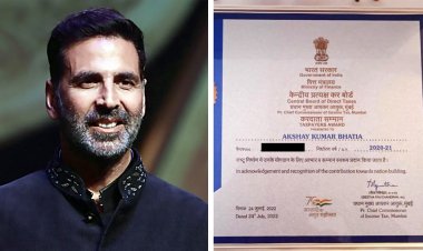 সর্বোচ্চ কর দিয়েছেন অভিনেতা অক্ষয় কুমার, আয়কর দফতরের বিশেষ সম্মান তাঁকে