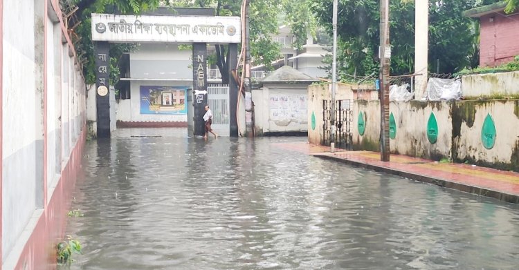 এক ঘণ্টার বৃষ্টিতে চার ঘণ্টার ভোগান্তি