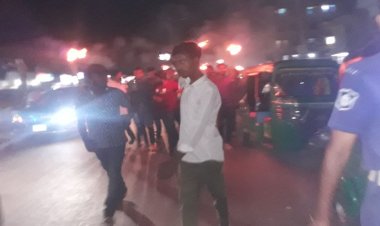 ভোলায় ছাত্রদল নেতা নিহতের প্রতিবাদে গোলাপগঞ্জে মশাল মিছিল