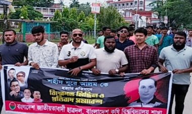 শহীদ নূর আলমের রক্ত বৃথা যেতে পারে না : বাকৃবি ছাত্রদল 