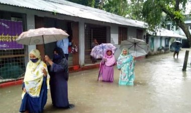 ঝালকাঠির সব নদীতে পানি বাড়ছে, অর্ধশত গ্রাম প্লাবিত