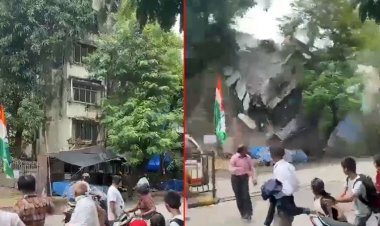  চোখের পলকে ভেঙে পড়ল ৪ তলা বিল্ডিং, ভিডিও ভাইরাল