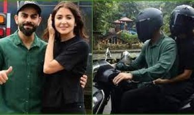  কোহলি-আনুশকা ছুটলেন স্কুটারে চেপে, হতবাক পথচারীরা!