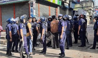 পুলিশের সঙ্গে ছাত্রলীগ-যুবলীগের সংঘর্ষ