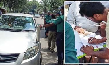 হর্ন বাজানোয় নির্বাহী ম্যাজিস্ট্রেটের গাড়িচালককে জরিমানা