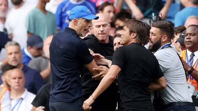 চেলসি-টটেনহ্যাম কোচের হাতাহাতি, দেখলেন লালকার্ড