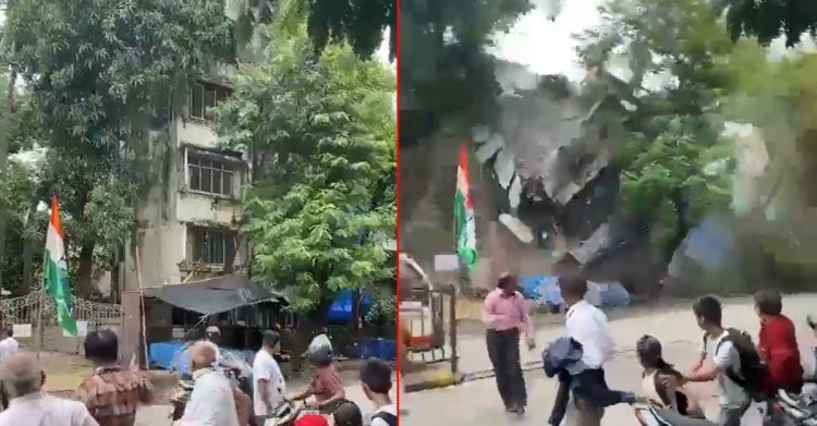  চোখের পলকে ভেঙে পড়ল ৪ তলা বিল্ডিং, ভিডিও ভাইরাল