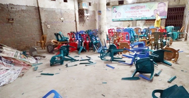 গলাচিপায় বিএনপি অফিসে ছাত্রলীগের হামলার অভিযোগ