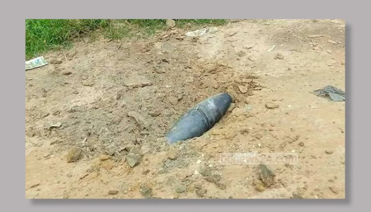 মিয়ানমার থেকে উড়ে এসে বাংলাদেশে পড়ল মর্টার শেল