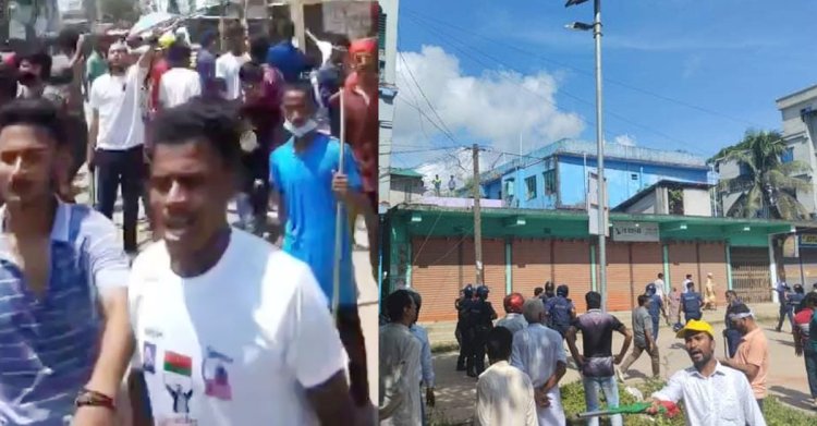 কুমিল্লায় পুলিশ-বিএনপি-আ.লীগের ত্রিমুখী সংঘর্ষ