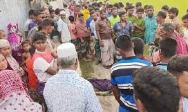 বাড়ির পাশ থেকে গৃহবধূর মরদেহ উদ্ধার, স্বামী পলাতক