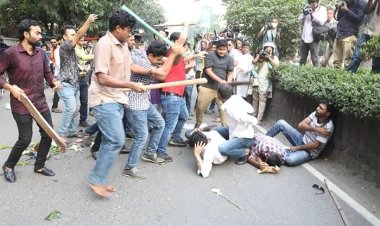 ঢাবি উপাচার্যের সঙ্গে সাক্ষাৎ করতে আসা ছাত্রদলের ওপর ছাত্রলীগের হামলা