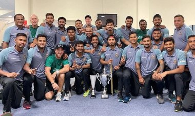  রাতে ম্যাচ খেলে সকালেই দেশে ফিরলো টিম বাংলাদেশ   