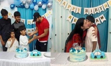  ছেলের জন্মদিন উদযাপনে একসঙ্গে শাকিব-অপু