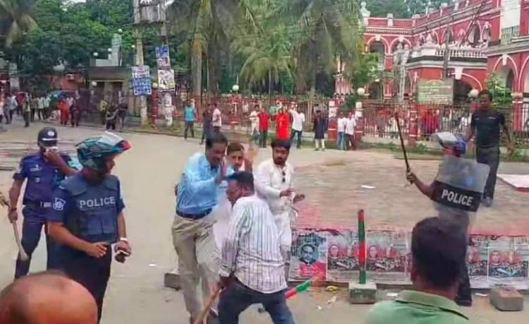 ফরিদপুরে বিএনপির সমাবেশে হামলায় যাঁরা আহত, তাঁদের আসামি করে মামলা