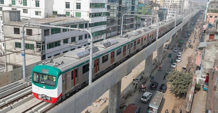  মেট্রোরেলের সর্বনিম্ন ভাড়া ২০, সর্বোচ্চ ১০০ টাকা