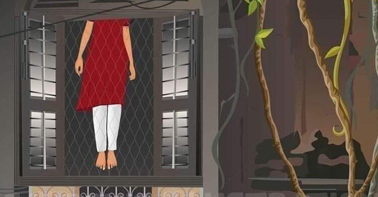 পরীক্ষা ভালো না হওয়ায় গলায় ফাঁস ছাত্রীর