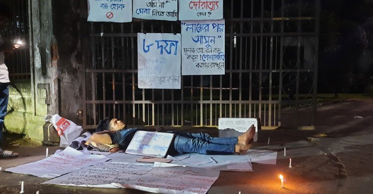 অনশনে নিস্তেজ হয়ে পড়ছেন ঢাবির সেই শিক্ষার্থী