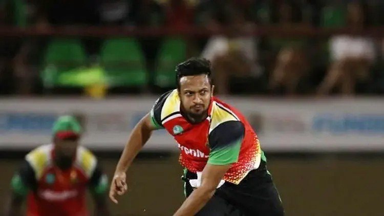 সিপিএলে টানা দ্বিতীয় ‘গোল্ডেন ডাক’ সাকিবের