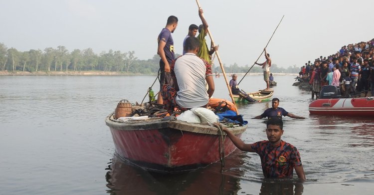 করতোয়ায় পঞ্চম দিনের উদ্ধার অভিযান, এখনো নিখোঁজ ৩