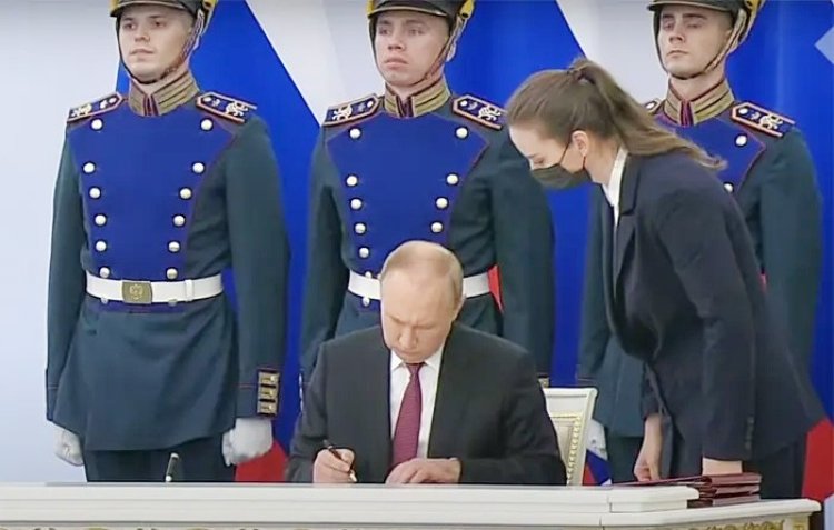 ইউক্রেনের ৪ অঞ্চলকে রাশিয়ার অংশ হিসেবে ঘোষণা করলেন পুতিন