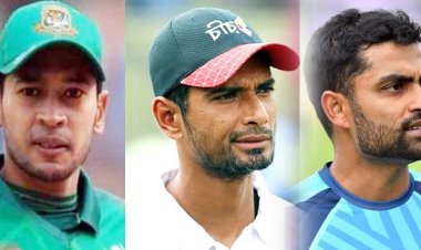 বিসিবির প্রস্তাব প্রত্যাখ্যান মাহমুদুল্লাহ, তামিম ও মুশফিকের