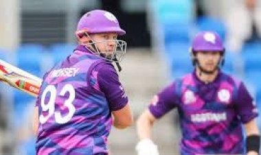  টস জিতে ব্যাটিংয়ে স্কটল্যান্ড