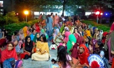 ইবি ছাত্রী হেনস্তা, প্রতিবাদে বিক্ষোভ