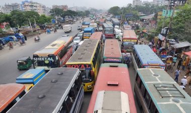 ঢাকা-ময়মনসিংহ মহাসড়কে তীব্র যানজট