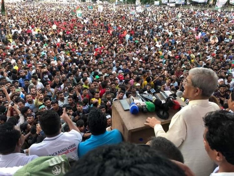 সরকারের পদত্যাগ ছাড়া কোন আলোচনা নয়:  মির্জা ফখরুল