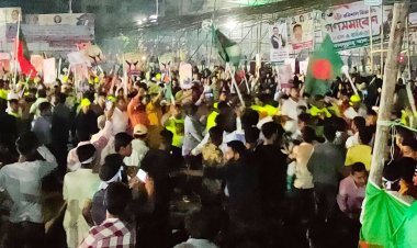 আগের রাতেই কানায় কানায় পূর্ণ বিএনপির সমাবেশস্থল