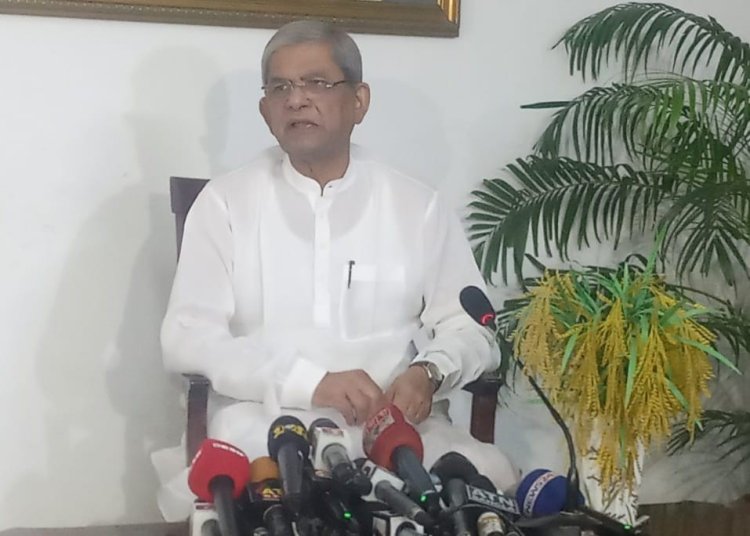 প্রতিহিংসা থেকেই খালেদা জিয়াকে জেলে পাঠাতে চান প্রধানমন্ত্রী : মির্জা ফখরুল