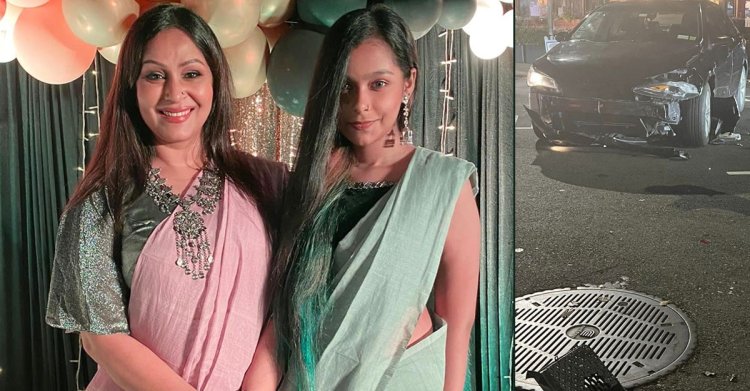  যুক্তরাষ্ট্রে কন্যাসহ দুর্ঘটনার কবলে গায়িকা মুন্নী