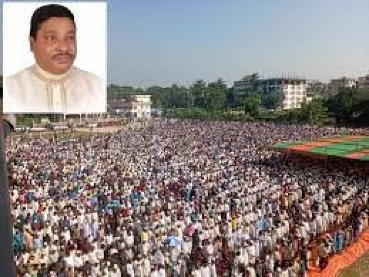 বিএনপি নেতা জাফরুল ইসলাম চৌধুরীর জানাজায় মানুষের ঢল