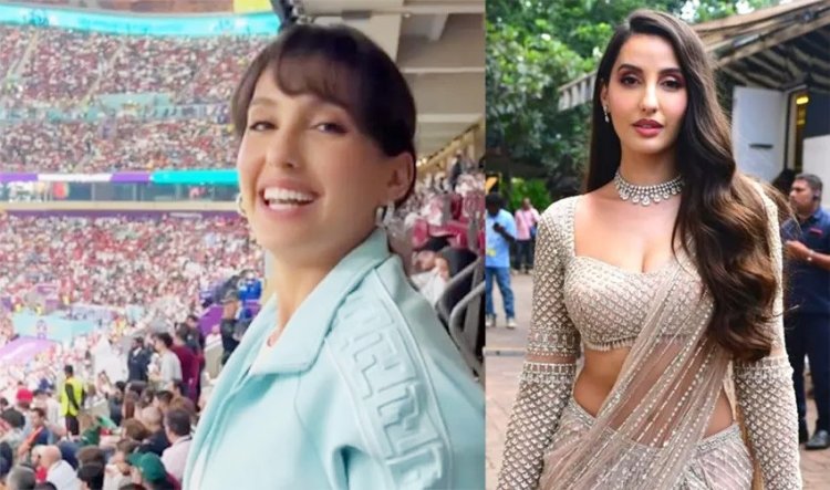 নোরা ফাতেহি যখন ফিফা ফ্যান ফেস্টিভ্যালে