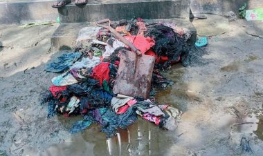 তালাবদ্ধ ঘরে আগুনে পুড়ে প্রাণ গেল ২ শিশুর, মা ও নানী পলাতক