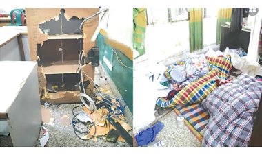 কার্যালয়ের ভেতরে গিয়ে হতভম্ব বিএনপি নেতাকর্মীরা