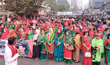 বিজয় দিবসে বিএনপি’র বর্ণাঢ্য শোভাযাত্রা