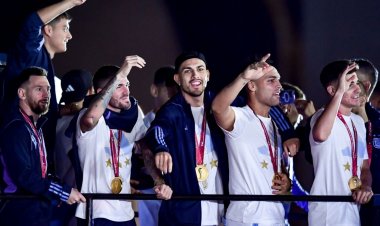  বিশ্বজয়ী মেসিদের পেয়ে আনন্দে মাতোয়ারা আর্জেন্টিনা