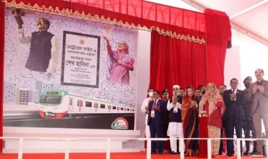মেট্রোরেলের উদ্বোধন করলেন প্রধানমন্ত্রী
