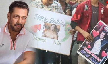  সালমানের জন্মদিনে রাস্তায় ভক্তদের ঢল