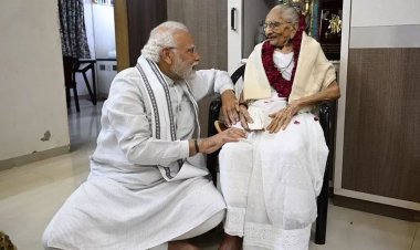৯৯ বছর বয়সে নরেন্দ্র মোদির মায়ের মৃত্যু