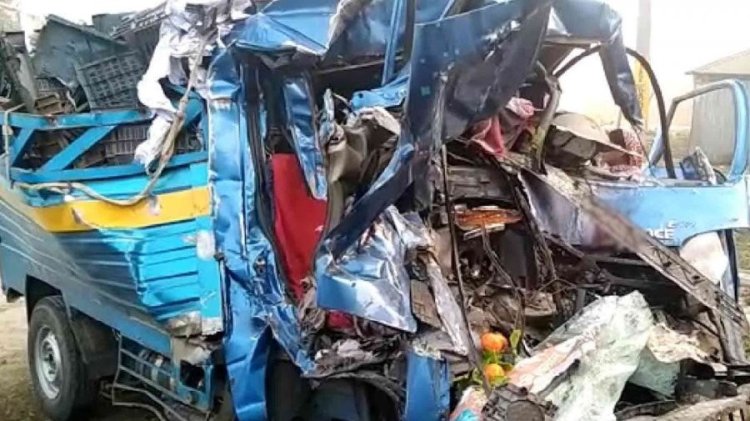 দিনাজপুরে বাস-পিকআপ সংঘর্ষে প্রাণ গেলো ৩ জনের