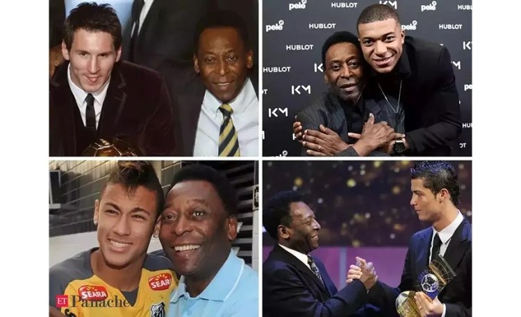 পেলের জন্য মেসি-রোনালদো-নেইমারদের শোক