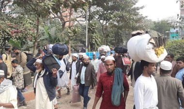  আখেরি মোনাজাত শেষে ফিরতি পথে ভোগান্তি