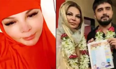 আদিলকে বিয়ের পর হিজাব পরে ছবি পোস্ট রাখির