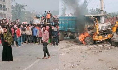 গাজীপুরে ট্রাকচাপায় নিরাপত্তাকর্মী নিহত, মহাসড়ক অবরোধ-ভাঙচুর