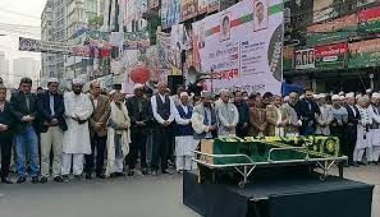  নয়াপল্টনে খন্দকার মাহবুবের তৃতীয় জানাজা অনুষ্ঠিত