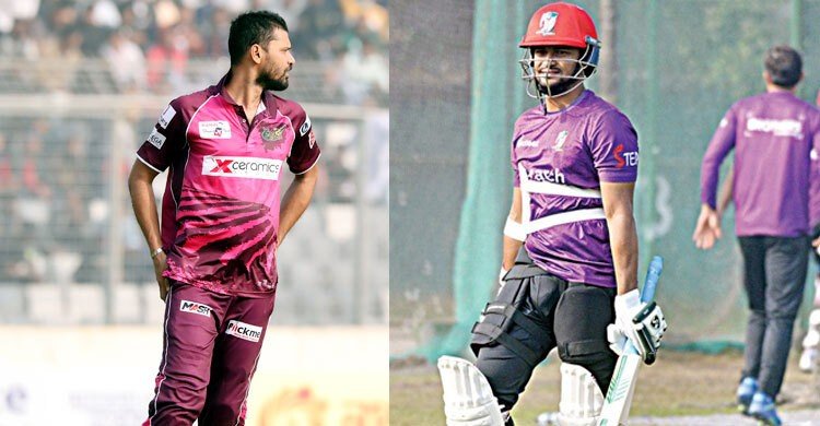  বিপিএলের দ্বিতীয় দিনই মুখোমুখি সাকিব-মাশরাফি