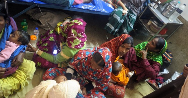 কুড়িগ্রামে হাসপাতালে বাড়ছে রোগী